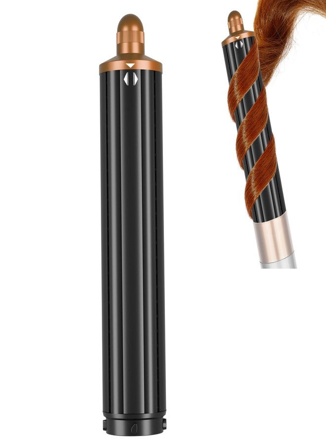 ZEPHBLOW Long Barrel for Dyson Airwrap, Long Hair Curling Roller Barrels Compatible with Airwrap HS01/05, Self-Curling Replacement Attachment for Part No.971889-06, Gold - Image 1
